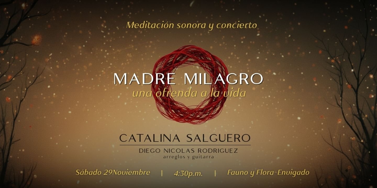 Concierto Madre Milagro 29 nov
